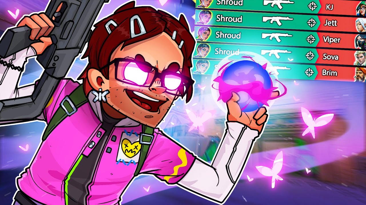 [转载/shroud官方剪辑]shroud comes back to valorant with clove