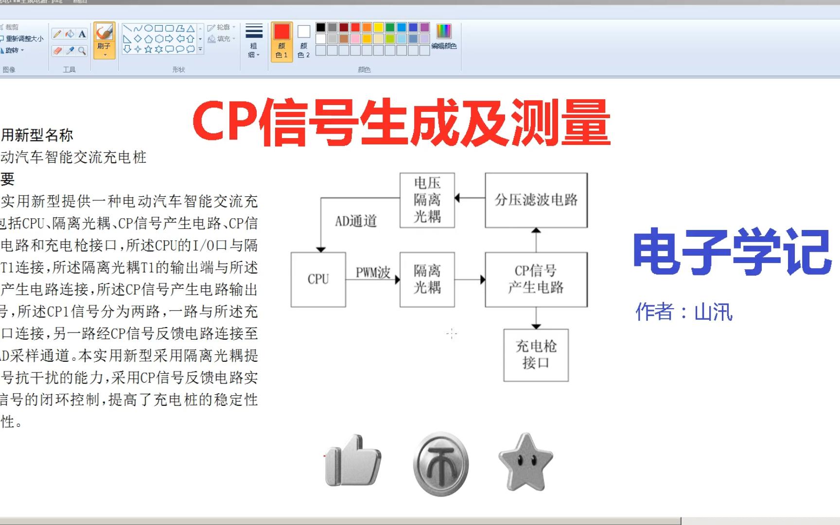 AC交流充电桩CP信号PWM信号转换及测量(又一例电路)哔哩哔哩bilibili