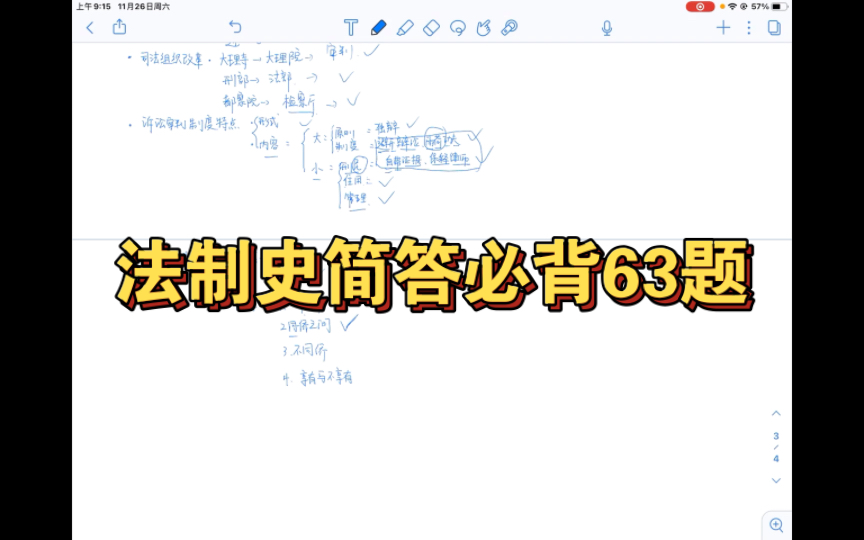 [图]法制史简答必背 每日5题（20-25）