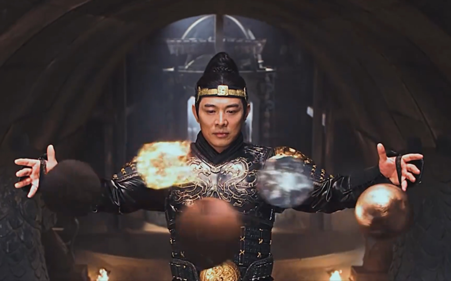 李连杰的秦始皇多霸气?一声唤醒千军万马_哔哩哔哩_bilibili