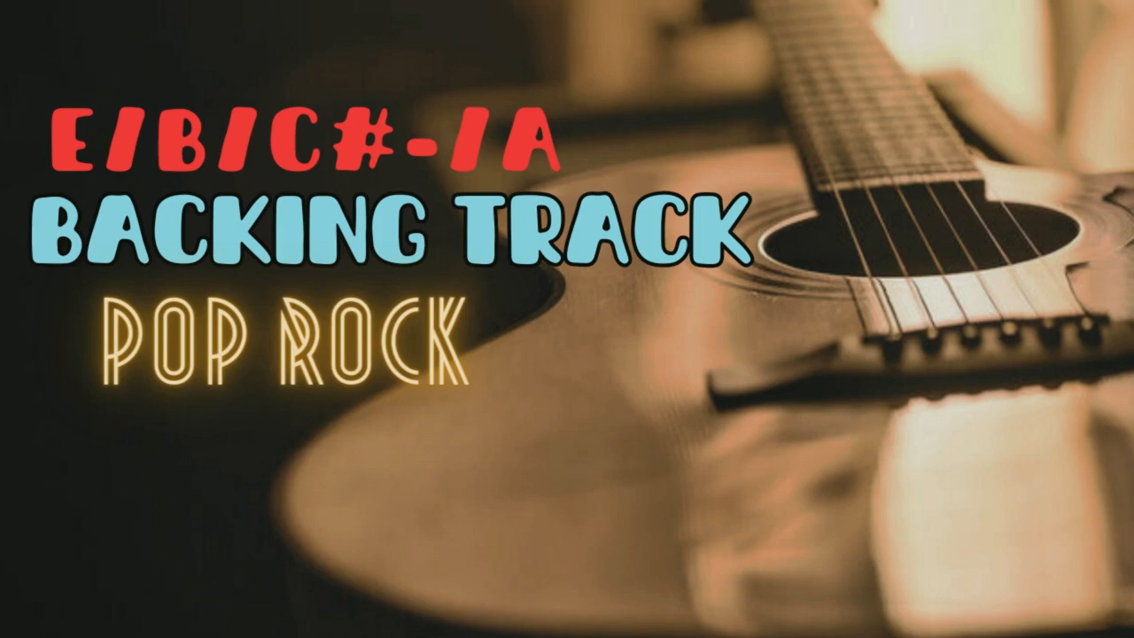 pop rock backing track jam in e - 70 bpm