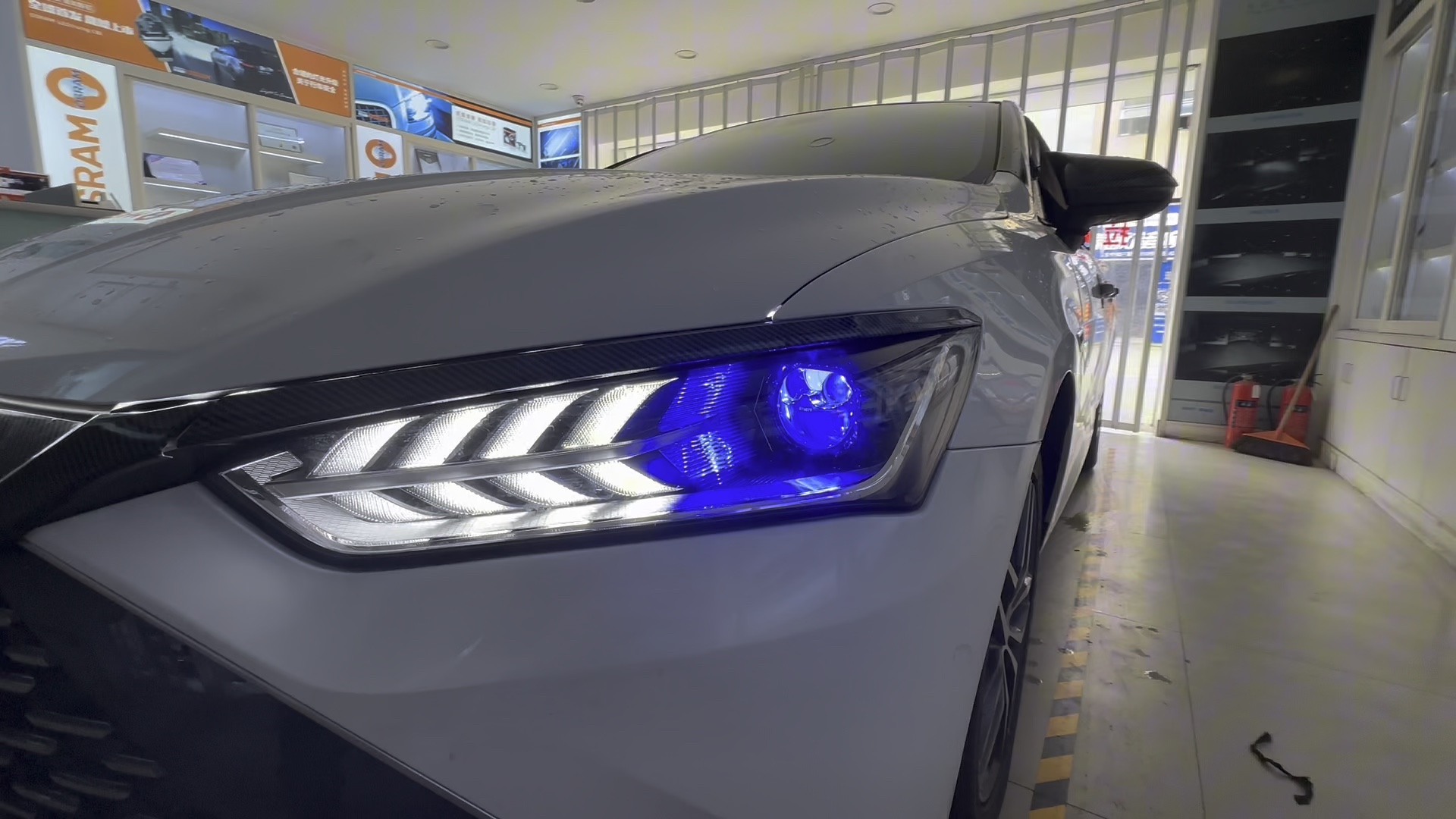 比亚迪秦plus车灯不亮升级改造秘籍:轻松替换,秒变炫酷双直射激光led