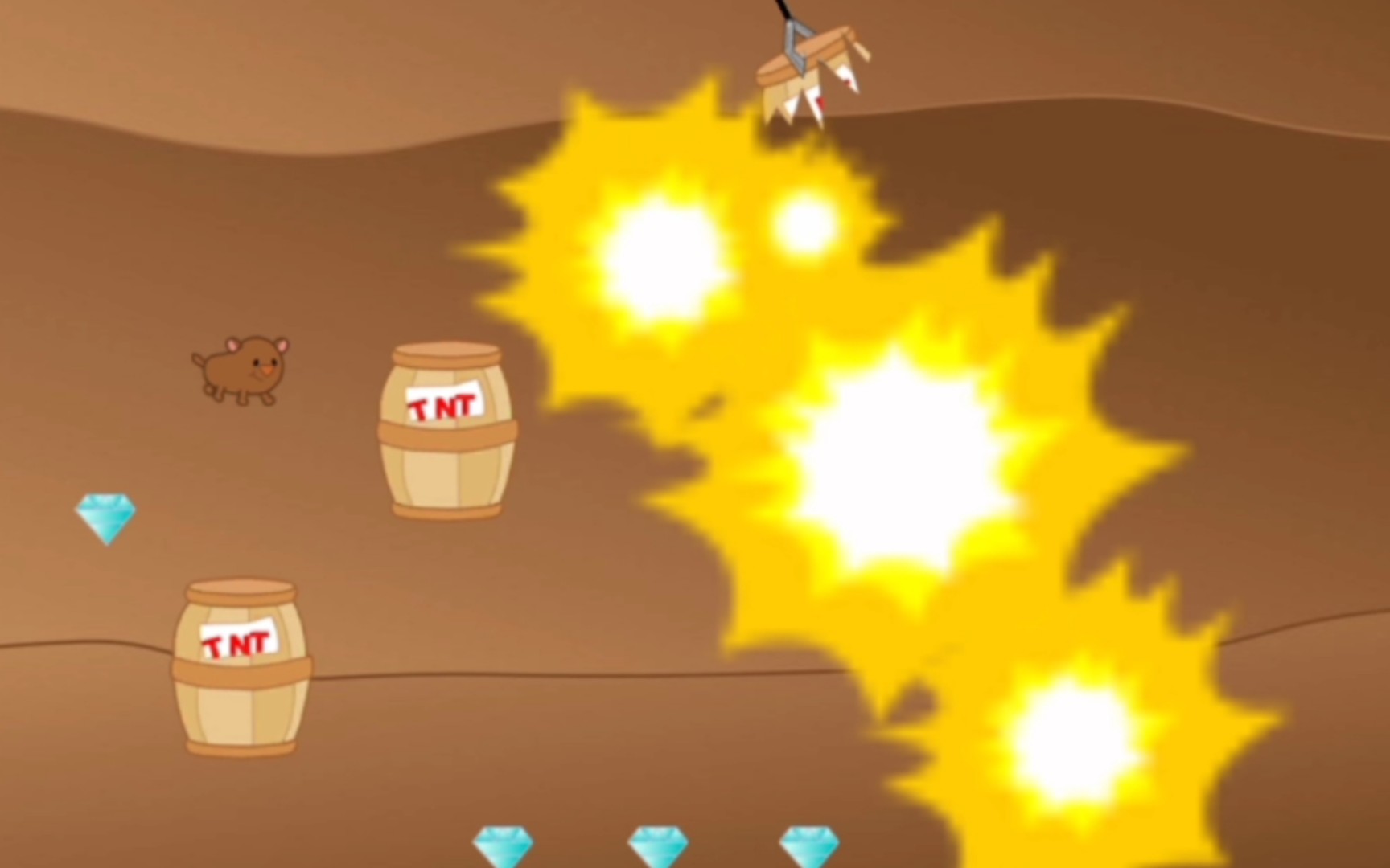 【黄金矿工】快开学了 给大家放个炸弹庆祝一下