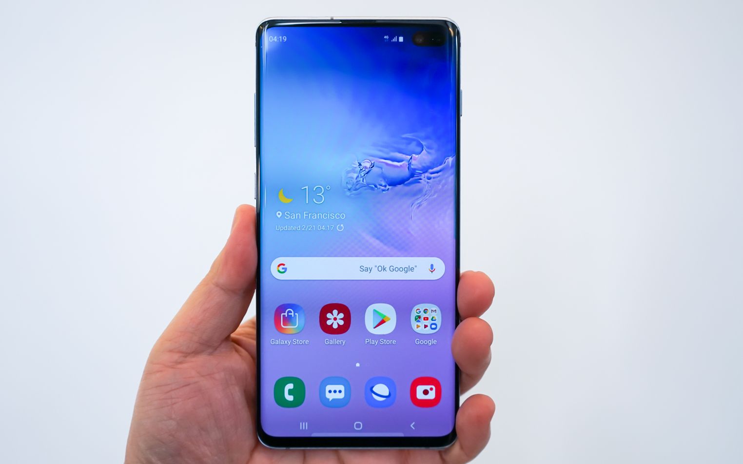 infinityo打孔屏香疯了三星s10系列上手