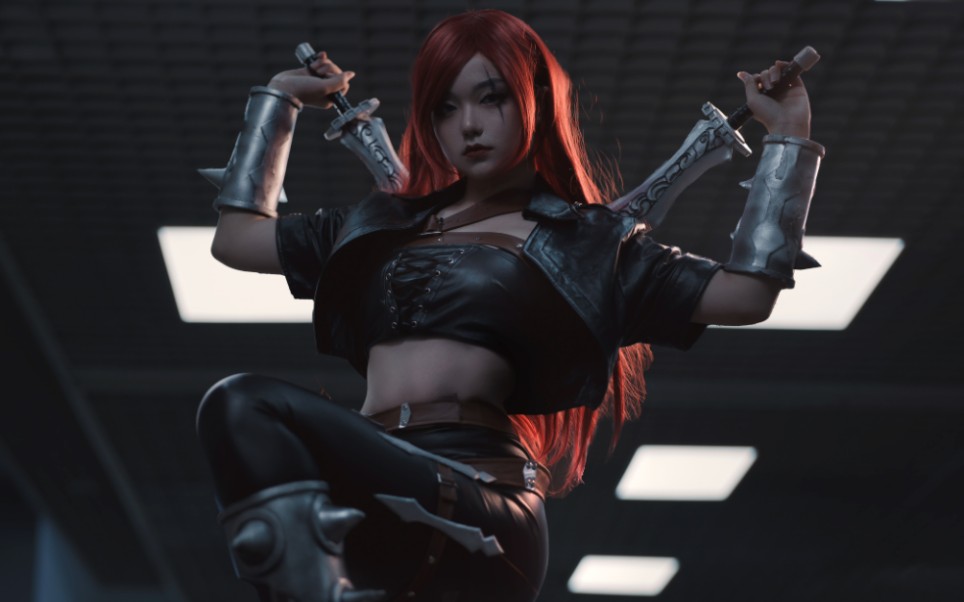 【cos视频】英雄联盟 不祥之刃 卡特琳娜 (出镜:@锦玉joan)