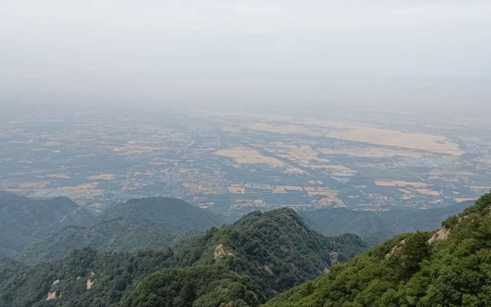 [图]南五台之行，金黄色的麦浪