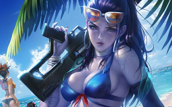 守望先锋听说金枪百合都是怪物150h百合百合爆头集锦