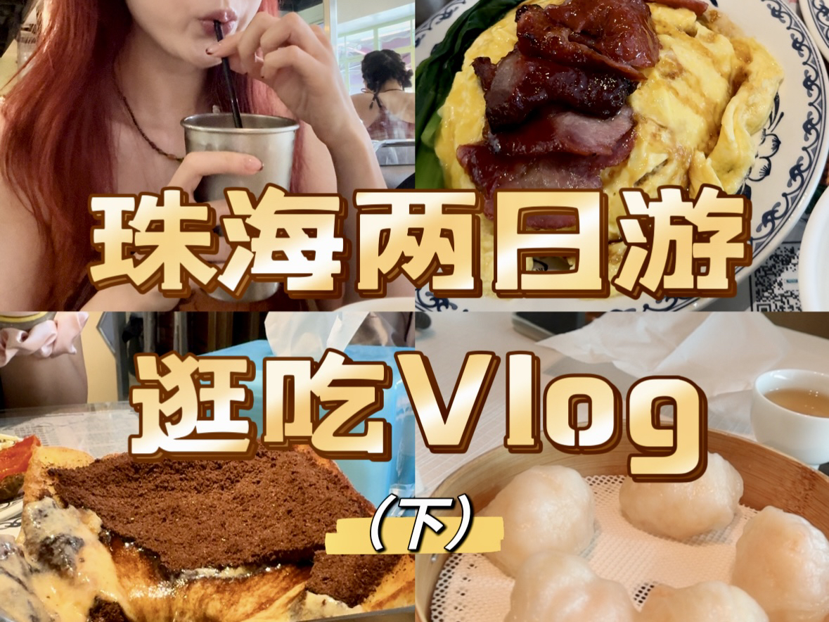 珠海逛吃Vlog第二弹,打卡茶餐厅生蚝鸡火锅夏湾夜市金悦轩早茶哔哩哔哩bilibili