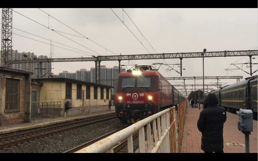 小雪之下·客车k4578入芦台站