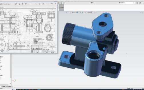 solidworks泵缸(LJT06.08)建模哔哩哔哩bilibili