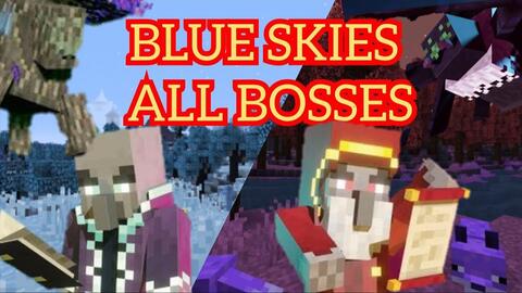 我的世界大型mod 蔚蓝浩空mod 地牢以及boss 展示 哔哩哔哩