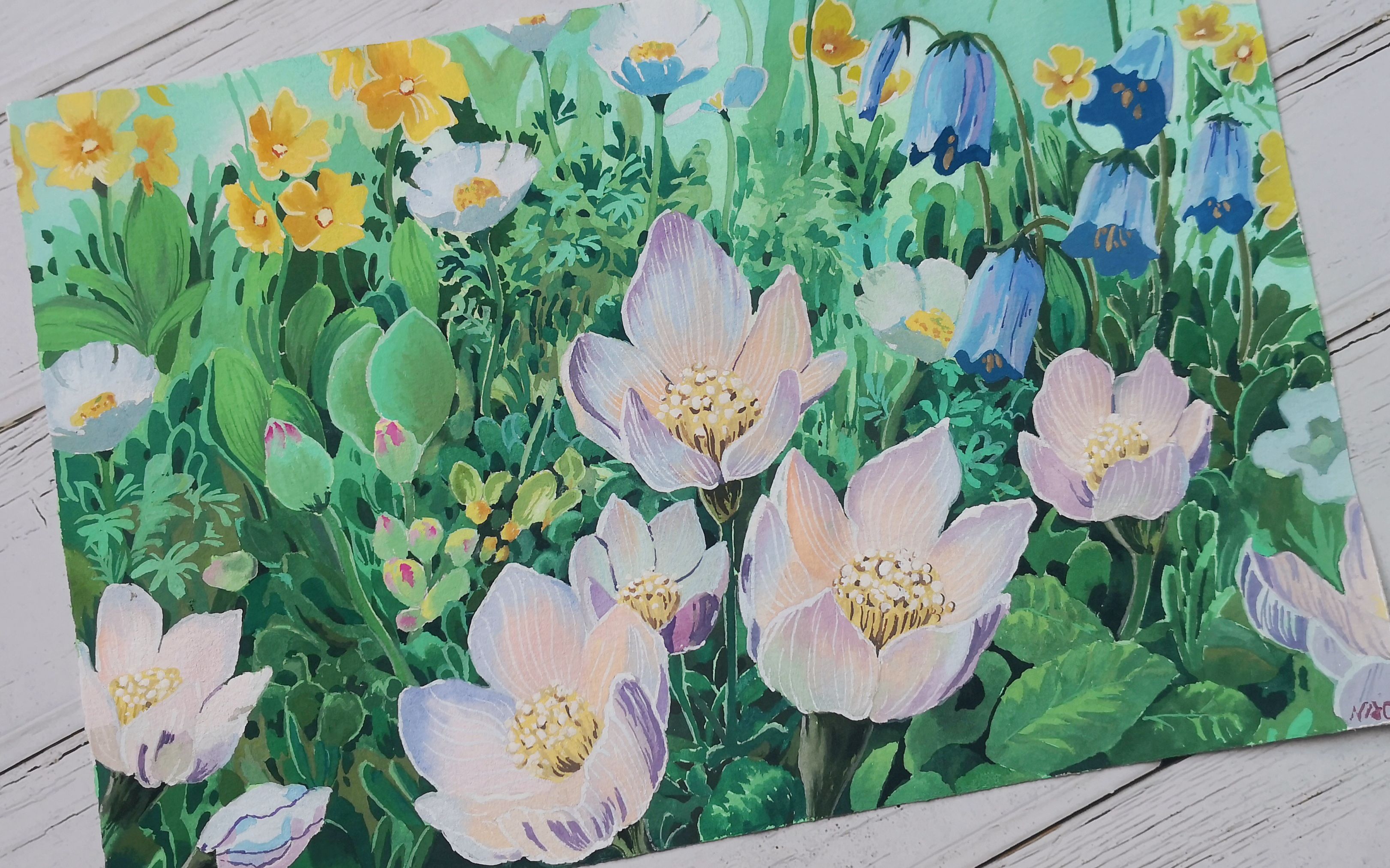 【不透明水彩nicker】宫崎骏/吉卜力百图计划 04/100 天空之城超治愈