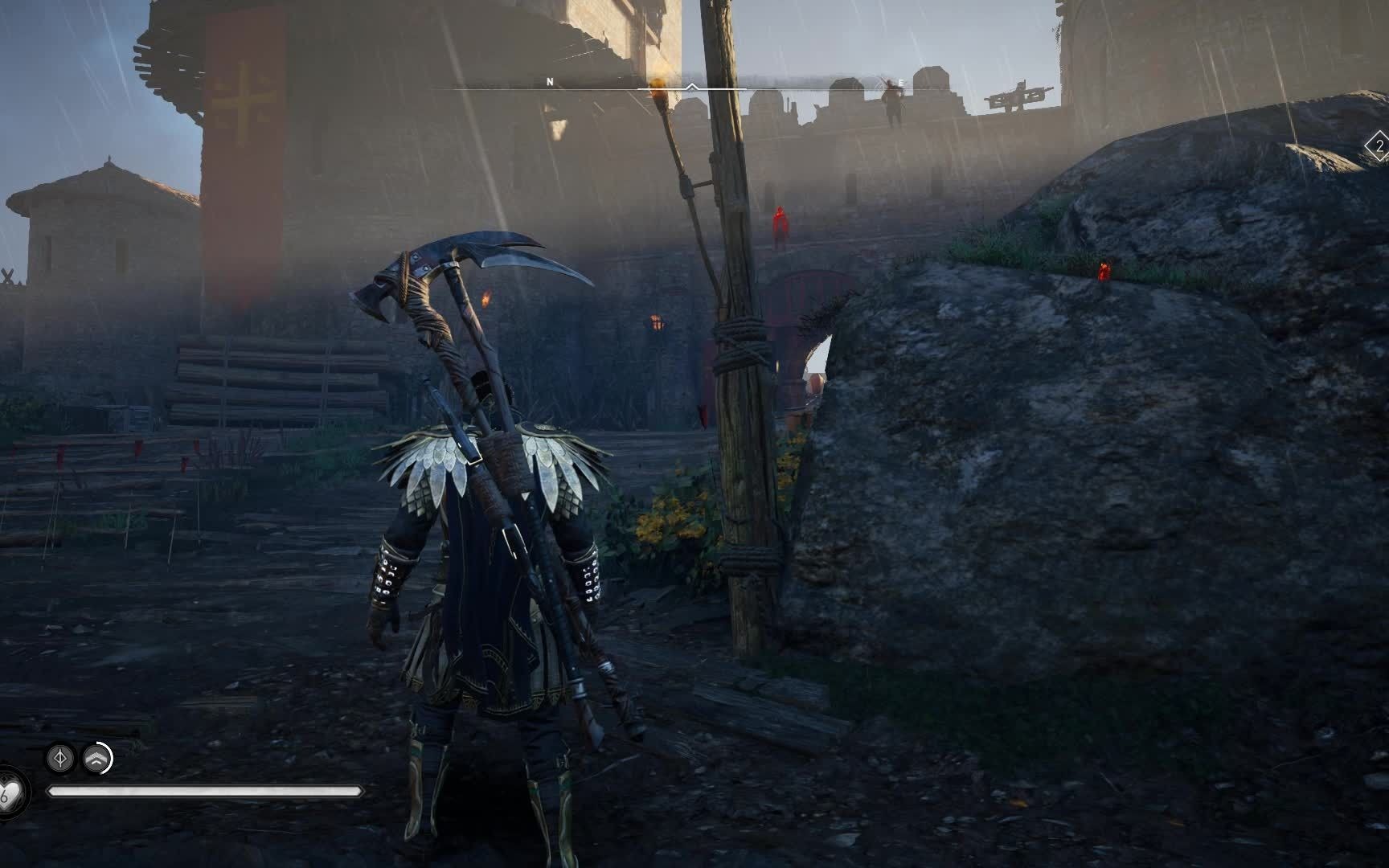 刺客信条英灵殿dlc2围攻巴黎镰刃单手剑展示