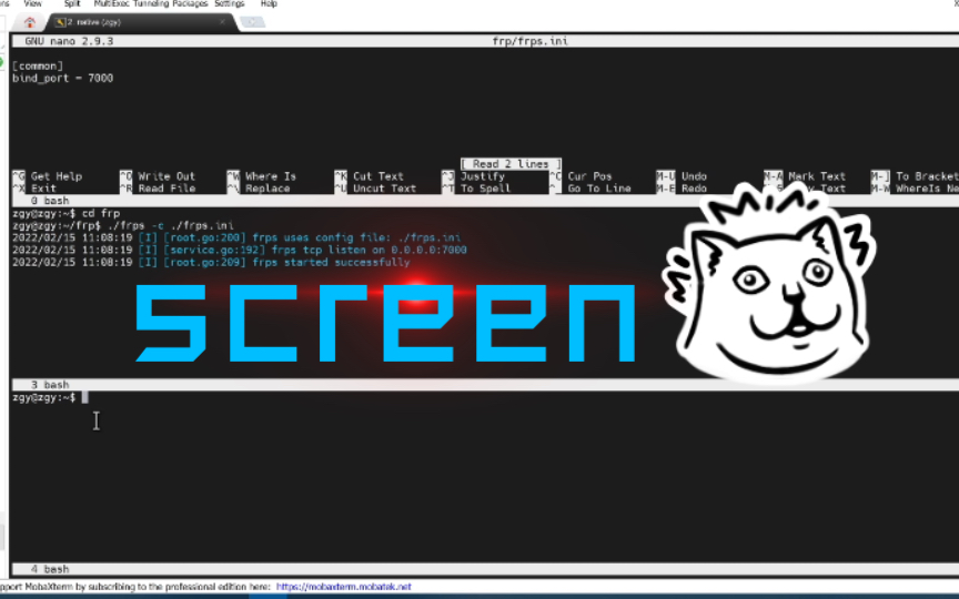 【screen】Linux实用软件|要跑好多个任务无从下手?炼丹时生怕错过重要信息,不敢离开?up尝试6分钟教你入门screen!哔哩哔哩bilibili