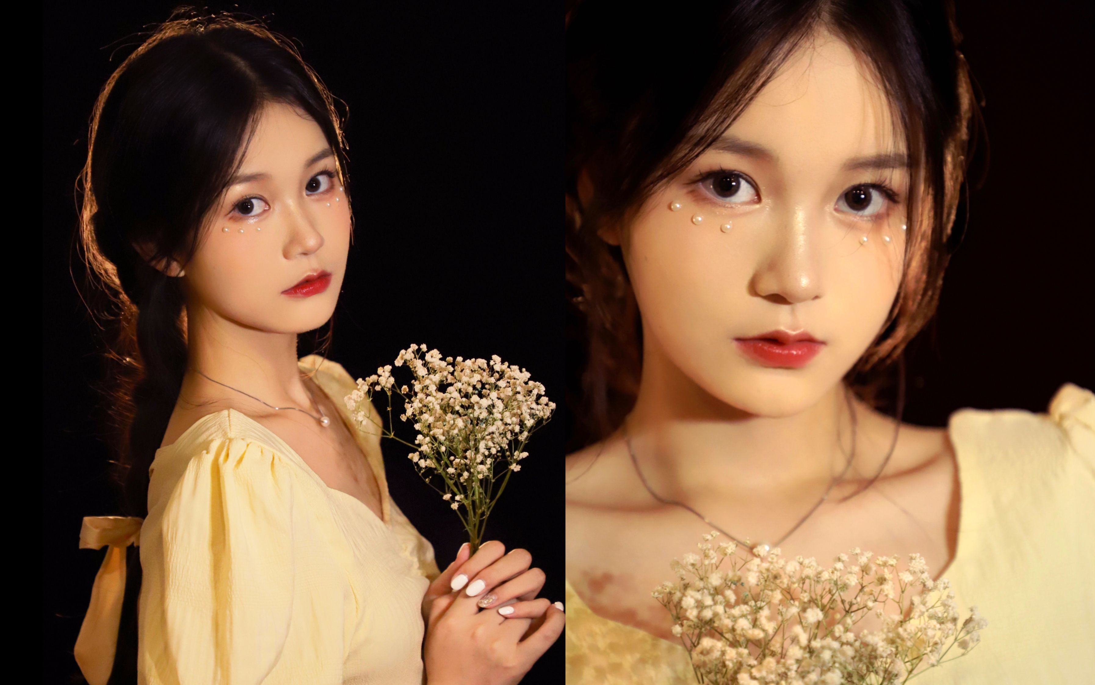 与神明交错的少女|自己在家就能拍写真!blingbling的神明少女妆容