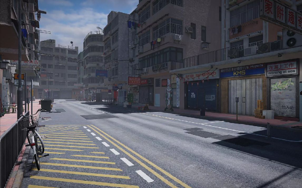 unity 游戏场景,香港城市街道 (附源文件下载地址)