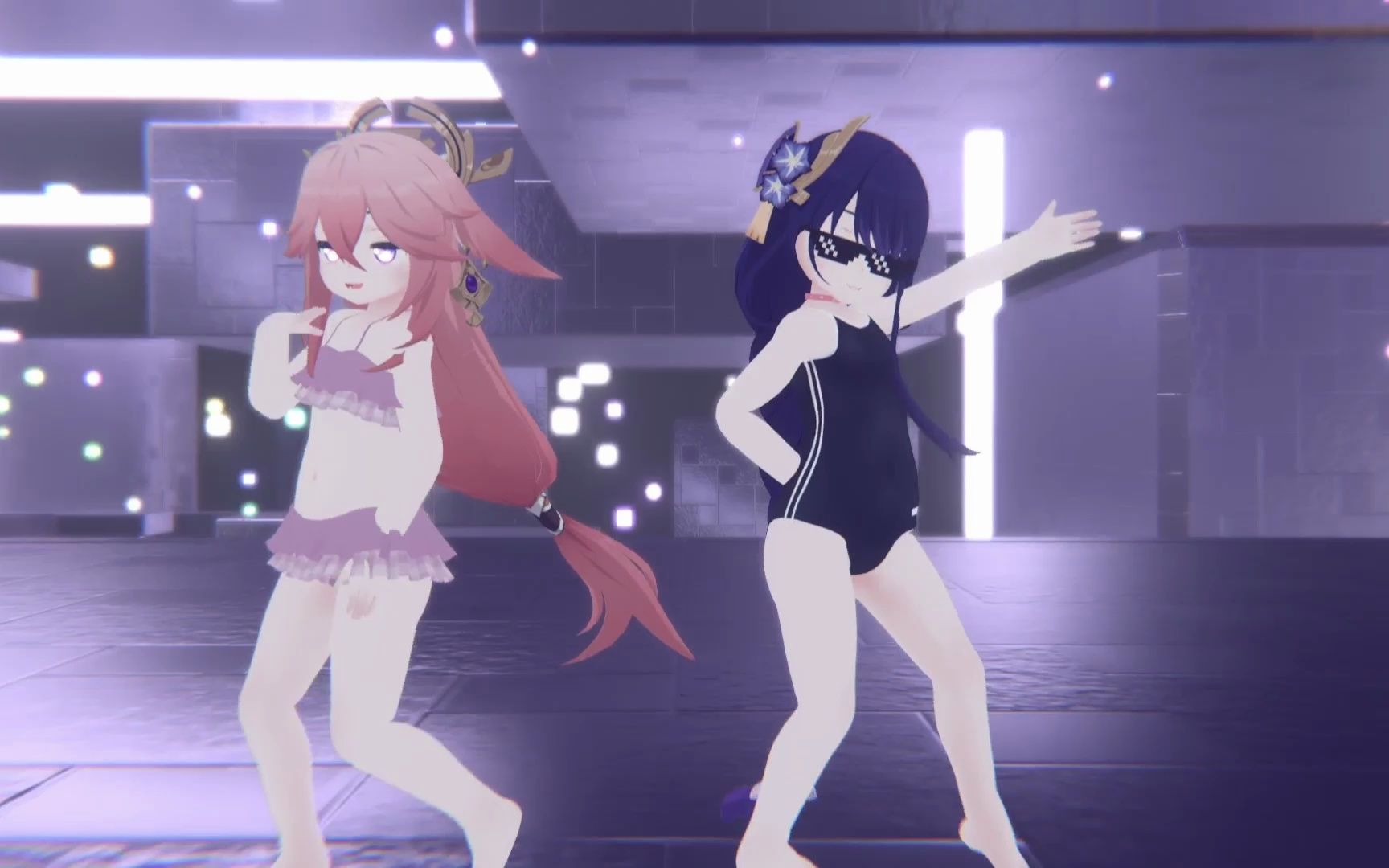 小影x八重神子泳装!