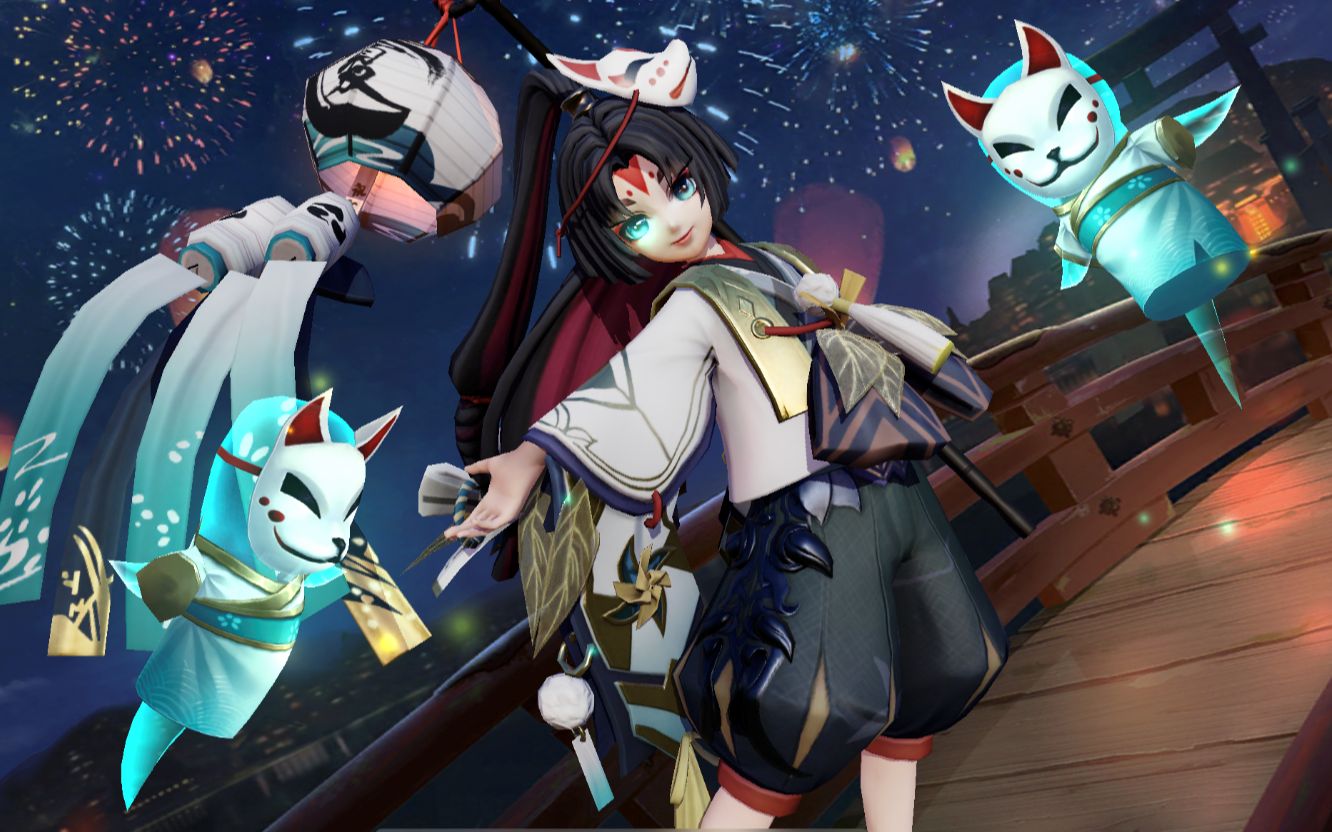 「决战!平安京」蛋霸霸 我的白童子技术应该还可以吧?