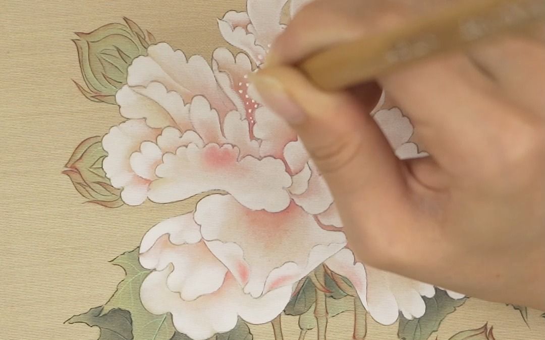 [图]宋人小品 | 工笔画 | 红白芙蓉图绘制过程 先导预告