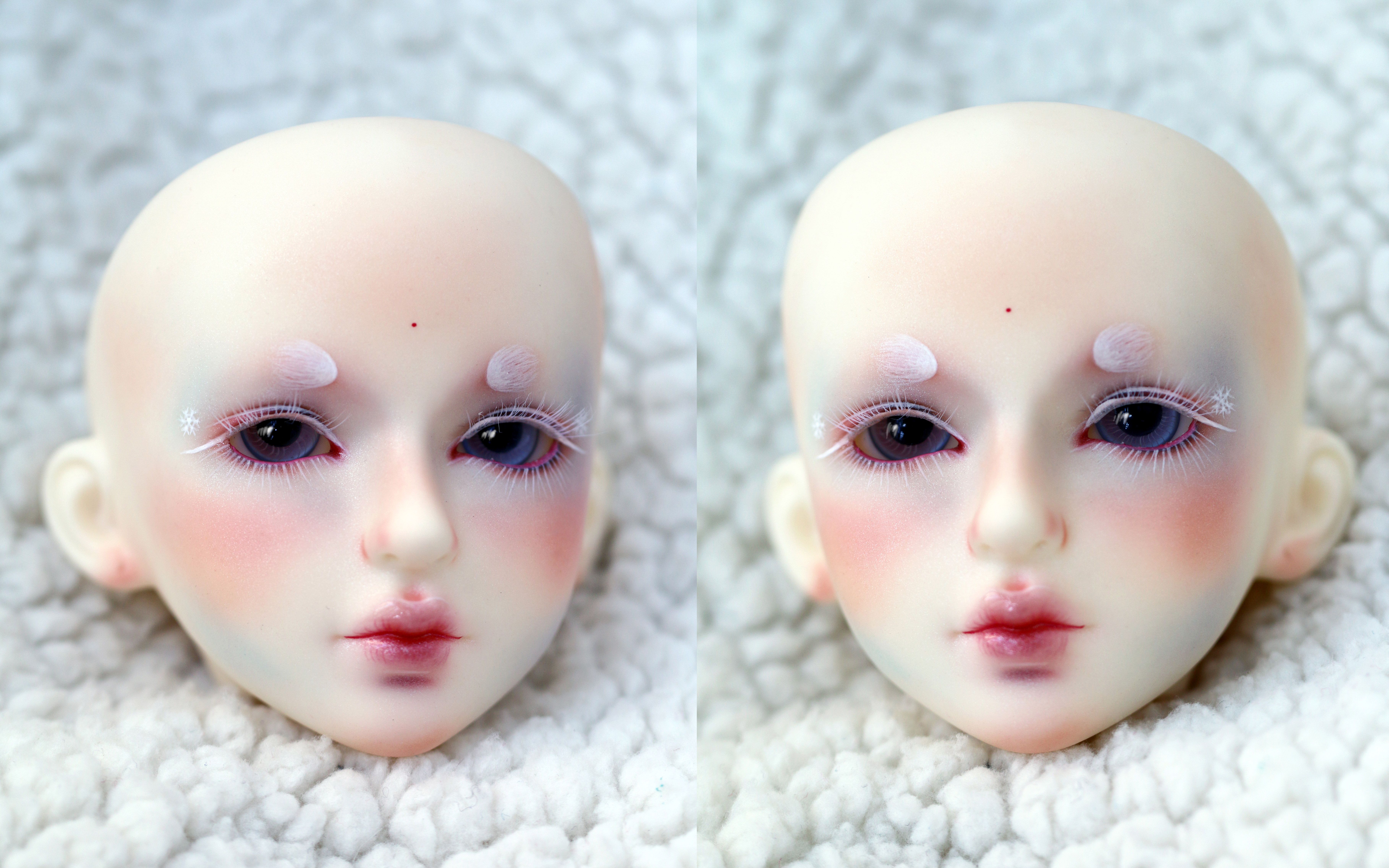 娃娃改妆心怡娃娃白化风改妆展示