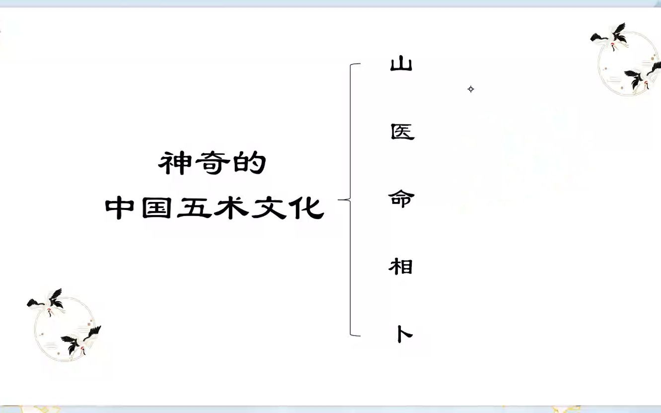 中国传统五术文化之山、医、命、相、卜之一:山医哔哩哔哩bilibili