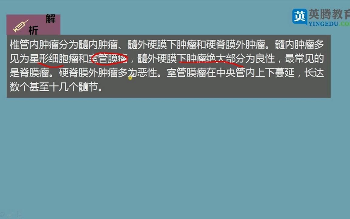 04神经外科学主治医师考试常见错题精讲一哔哩哔哩bilibili