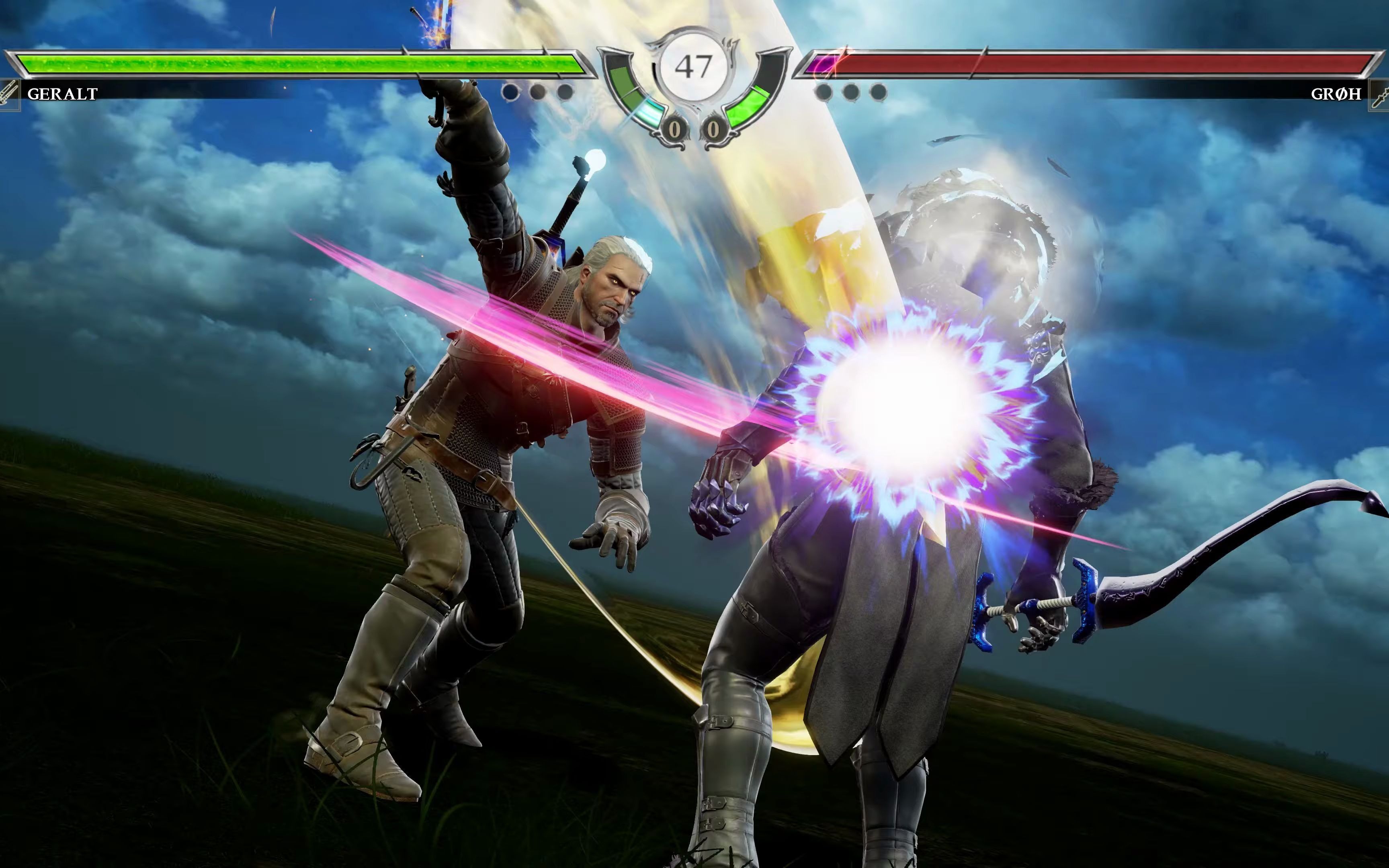 soulcalibur64Ⅵ - 伪 致死连续技-打桩机 白狼