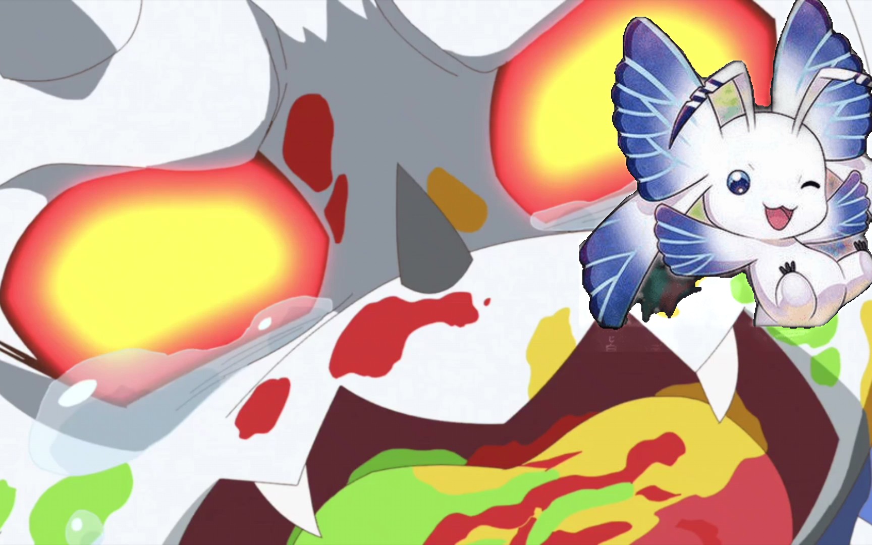 数码宝贝幽灵游戏 闪蝶兽再登场!宙你对自己弟弟下手太狠了!