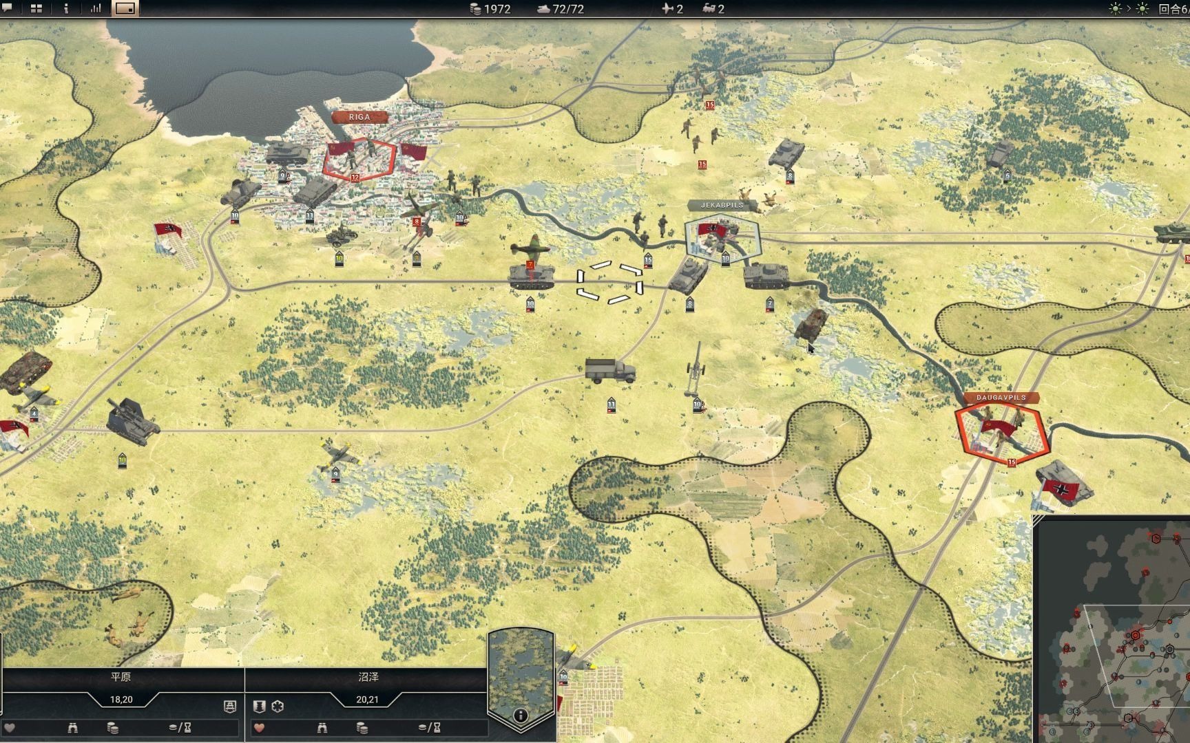 【装甲军团2】panzer corps #巴巴罗萨1941战役 【1080P 60fps】哔哩哔哩bilibili