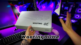 Descargar video: 人类早期开箱Wooting80He 简单上手分享