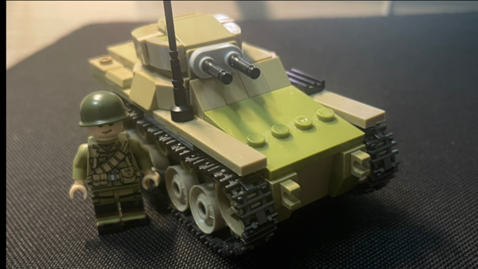 乐高moc 二战德军1号坦克