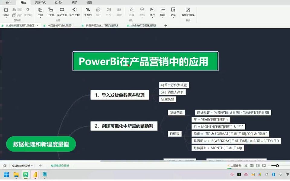 数据分析应用实战项目,基于PowerBi在产品营销中的应用,数据的导入和处理哔哩哔哩bilibili