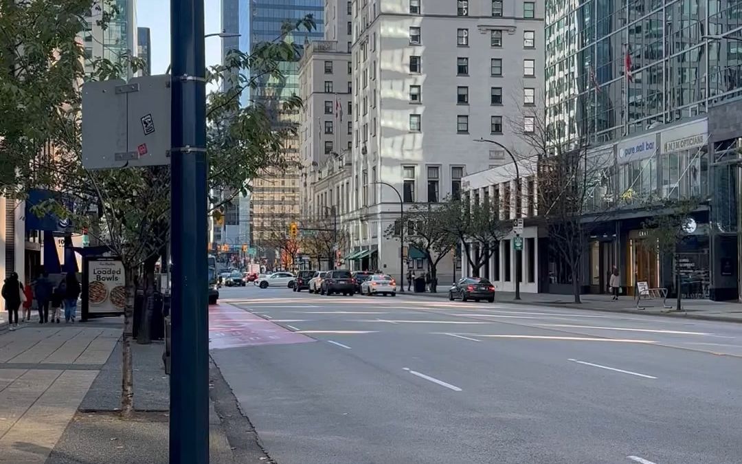 温哥华秋季街景