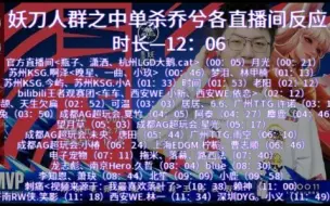 Download Video: 妖刀人群之中单杀乔兮各直播间反应