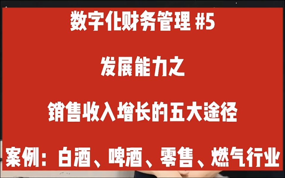 财务数字化管理销售收入增长的五大途径哔哩哔哩bilibili