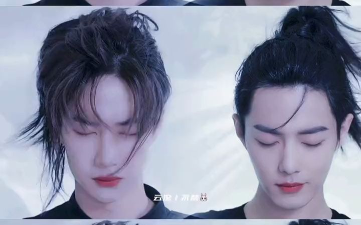 他朝若是同淋雪,此生也算共白头.芭莎三周年快乐 #肖战王一博