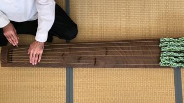 日本古来の琴♫桐木/ 程度良好 日本雅乐】日本古来の琴和琴菅搔一段/ Japanese ancient koto