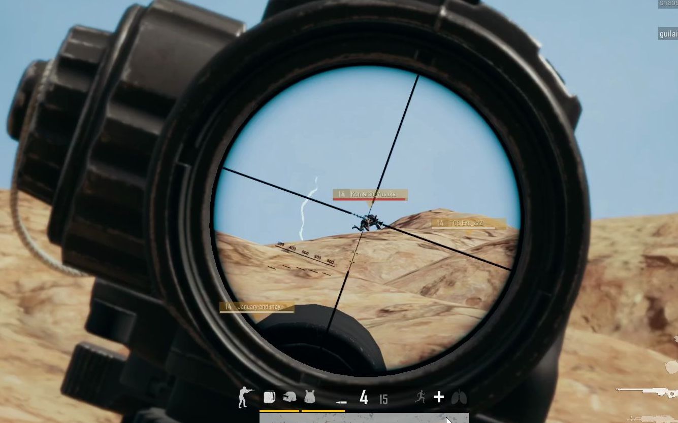 pubg炸胡awm_絕地求生_第一視角