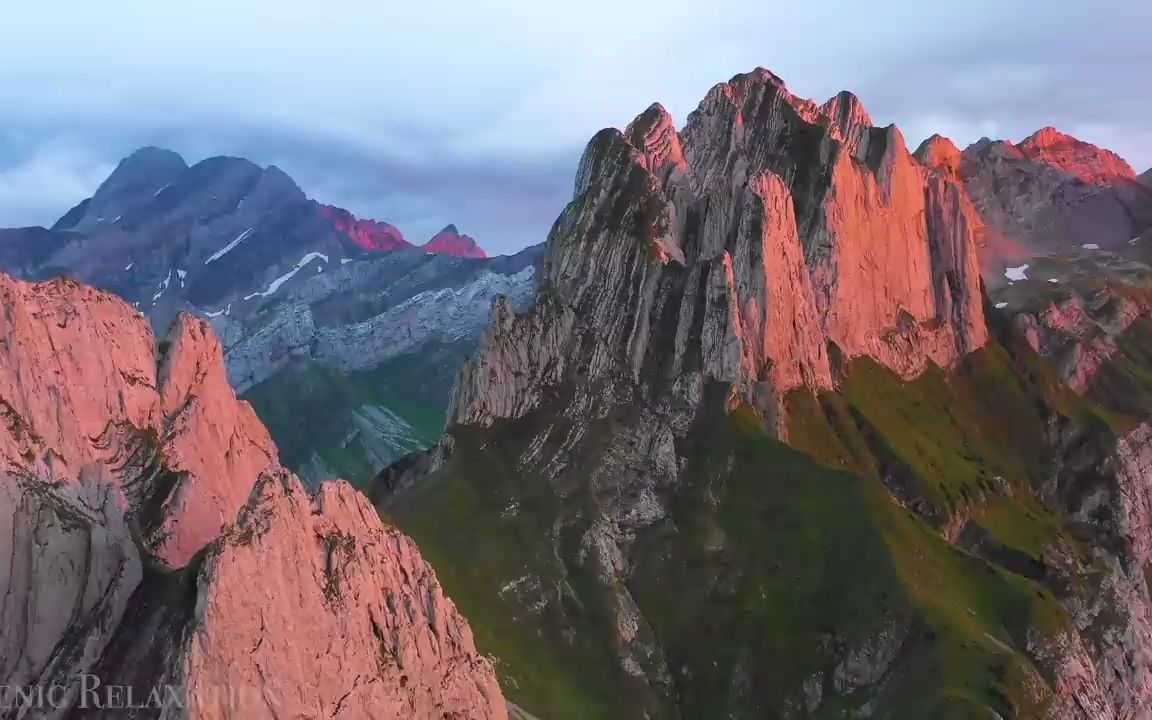 【自然奇观】瑞士高山风景治愈自然景观哔哩哔哩bilibili