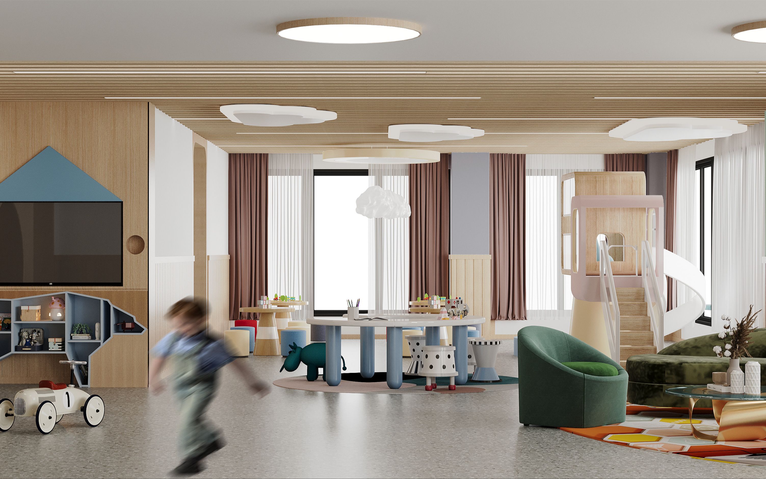 "童梦叙曲"基于社区化留守儿童多元教育的活动中心设计