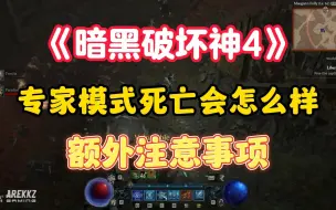 Download Video: 【暗黑破坏神4】专家模式死亡会怎么样 需要额外注意的事项