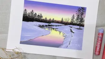 油画棒·融化的雪 完整视频（回放）