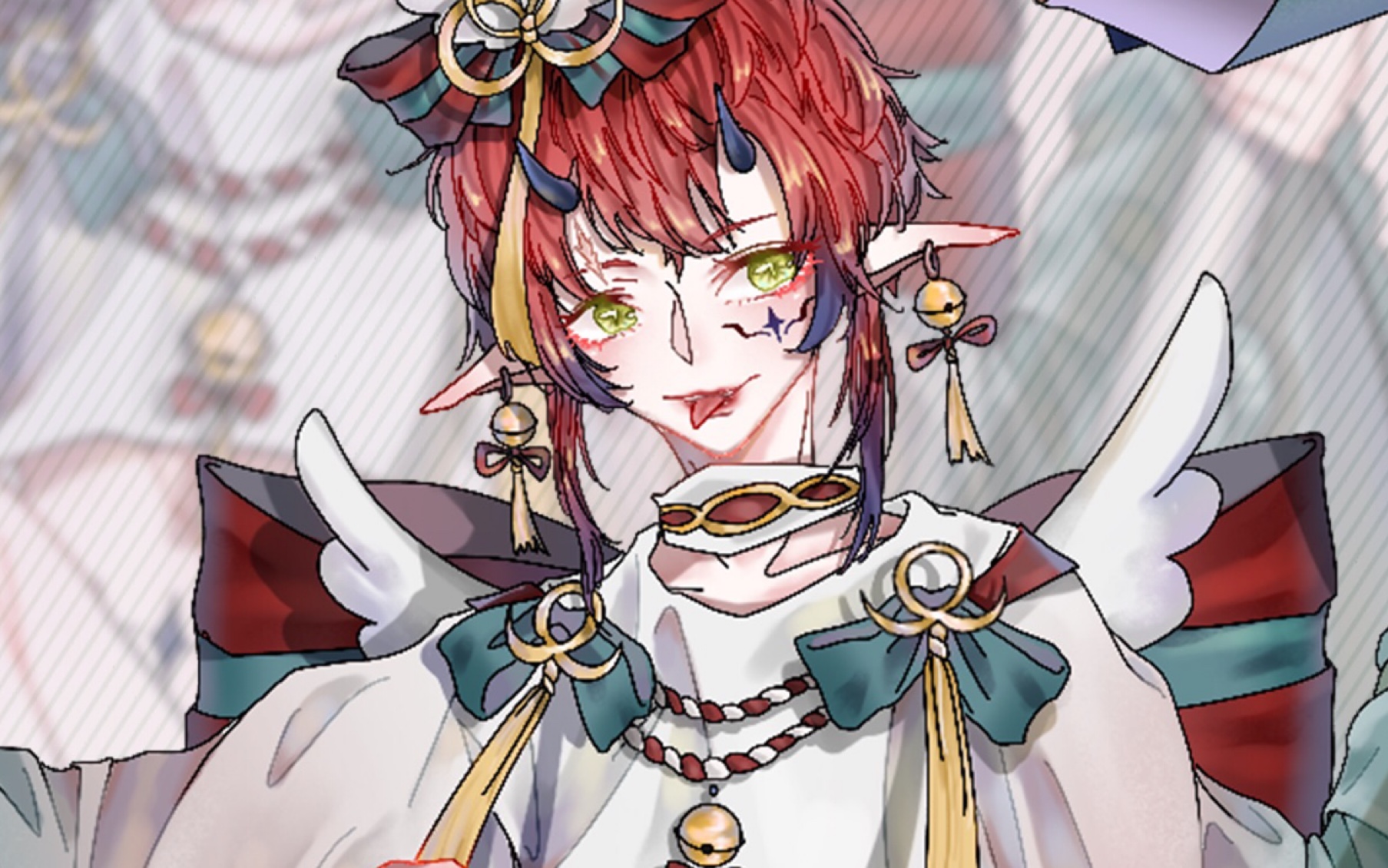 【人设立绘】来看底层画手第一次尝试给自家的女装大佬(?