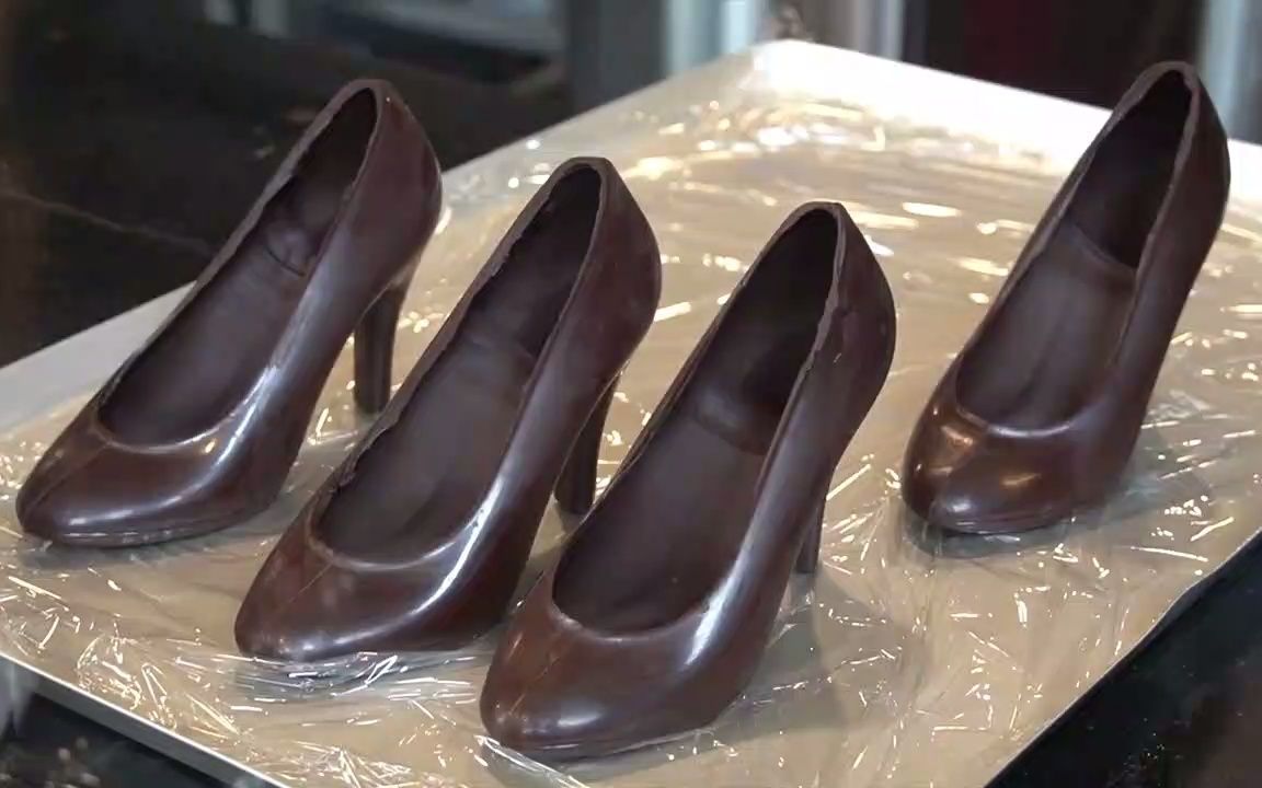 韩国美食:巧克力高跟鞋
