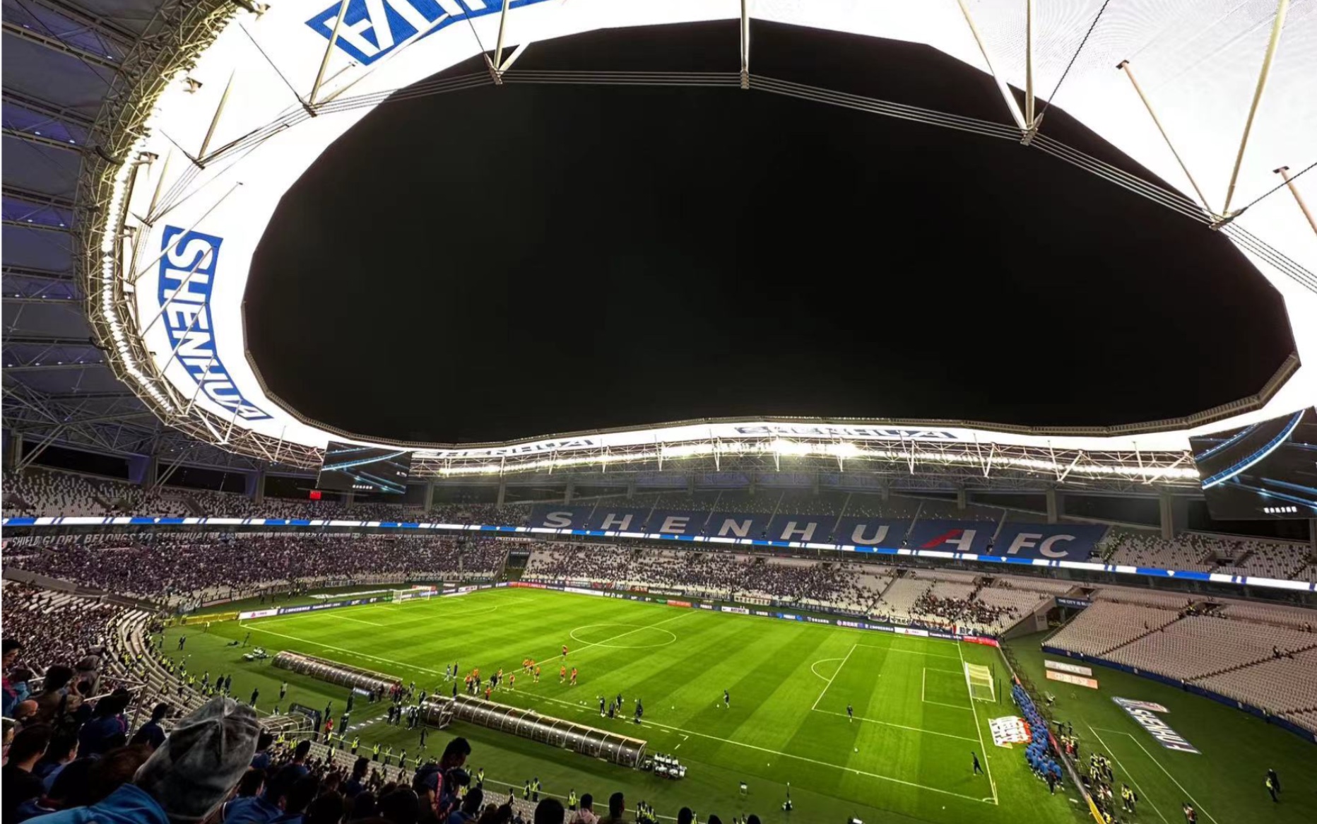 上海申花新主场-八万人体育场,迎战北京国安～球场氛围超好