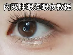 Tải video: 内双肿眼泡眼妆教程‼️