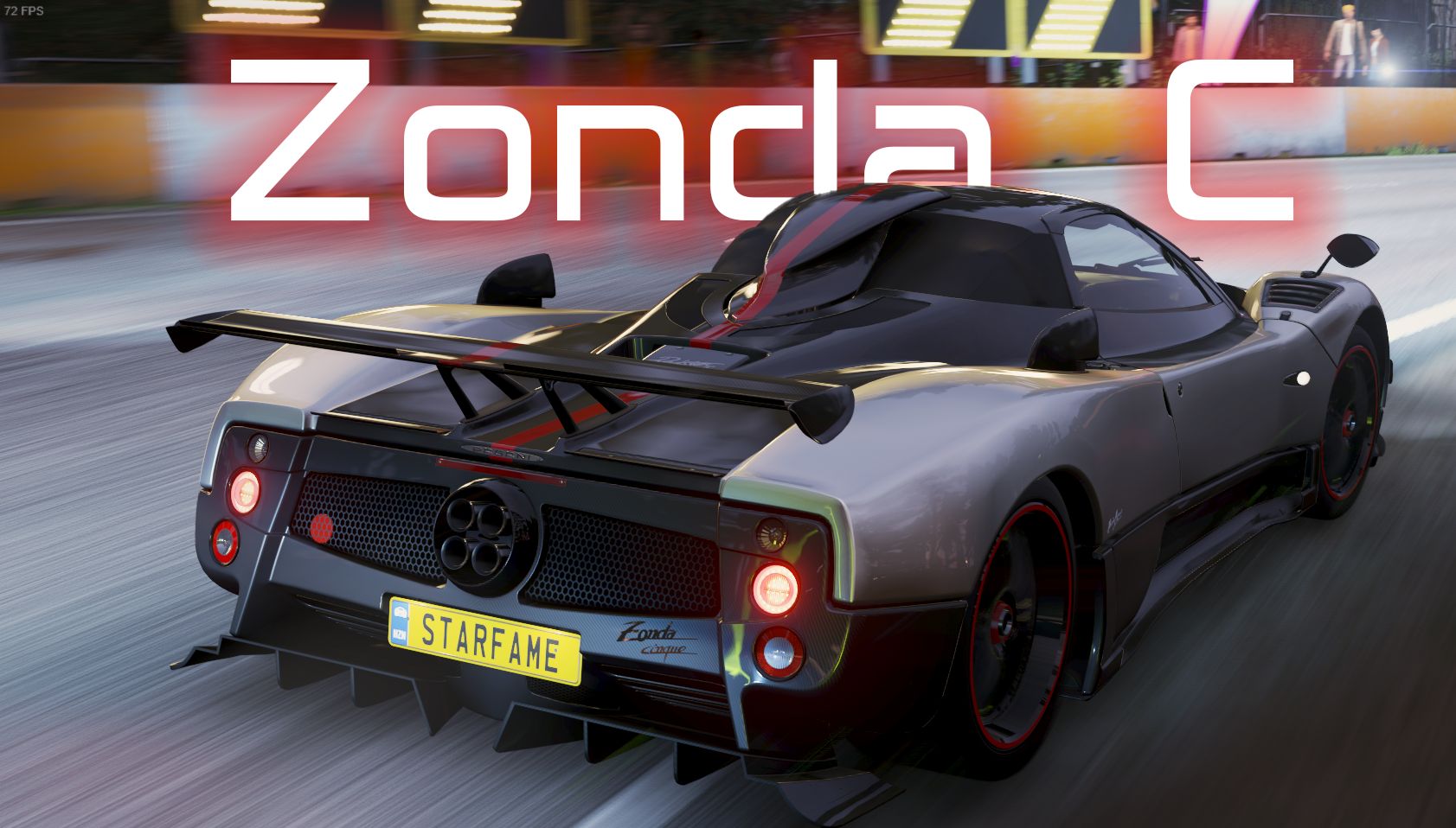 地平线4 帕加尼zonda c/夜