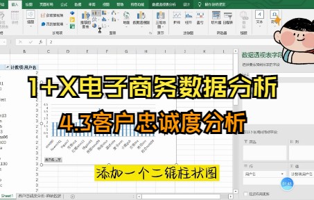 【1+X电子商务数据分析(中级)】4.3客户忠诚度分析哔哩哔哩bilibili