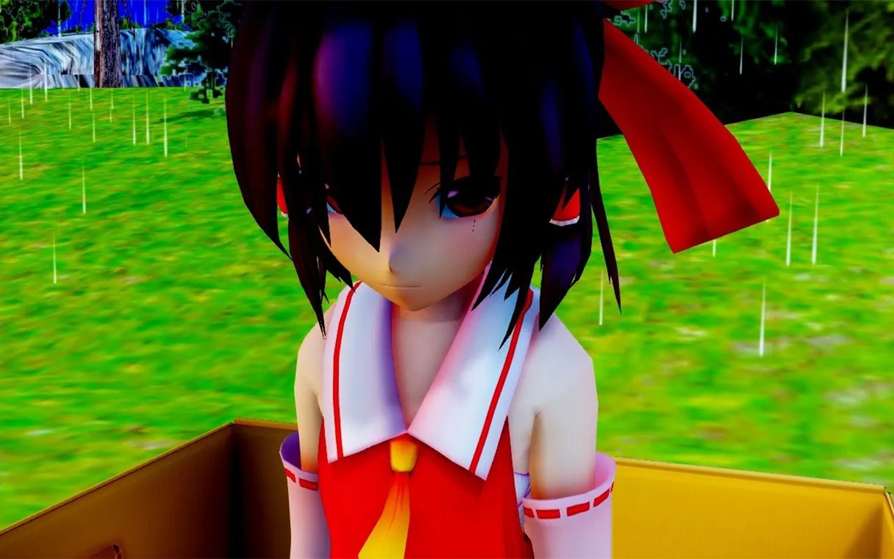 东方mmd极限民灵梦之断舍离挑战纸芝居