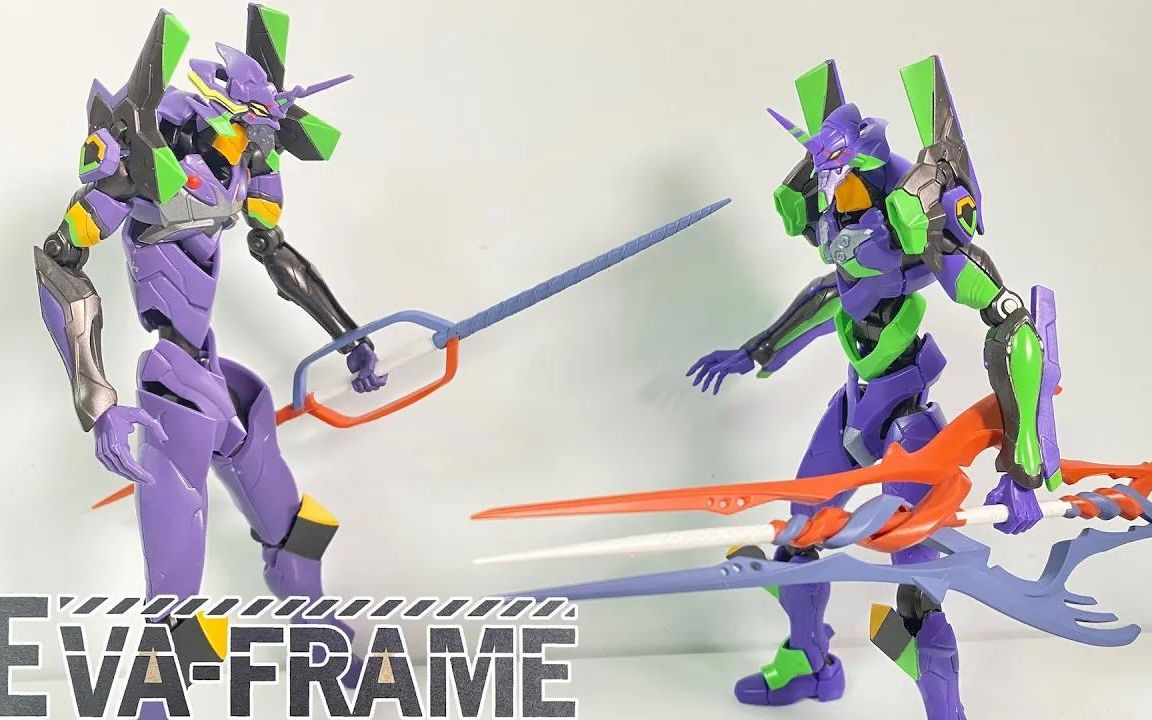 [图]【转载】食玩 EVA-FRAME：「シン・エヴァンゲリオン劇場版」セット 開封 エヴァフレーム EVANGELION Figure